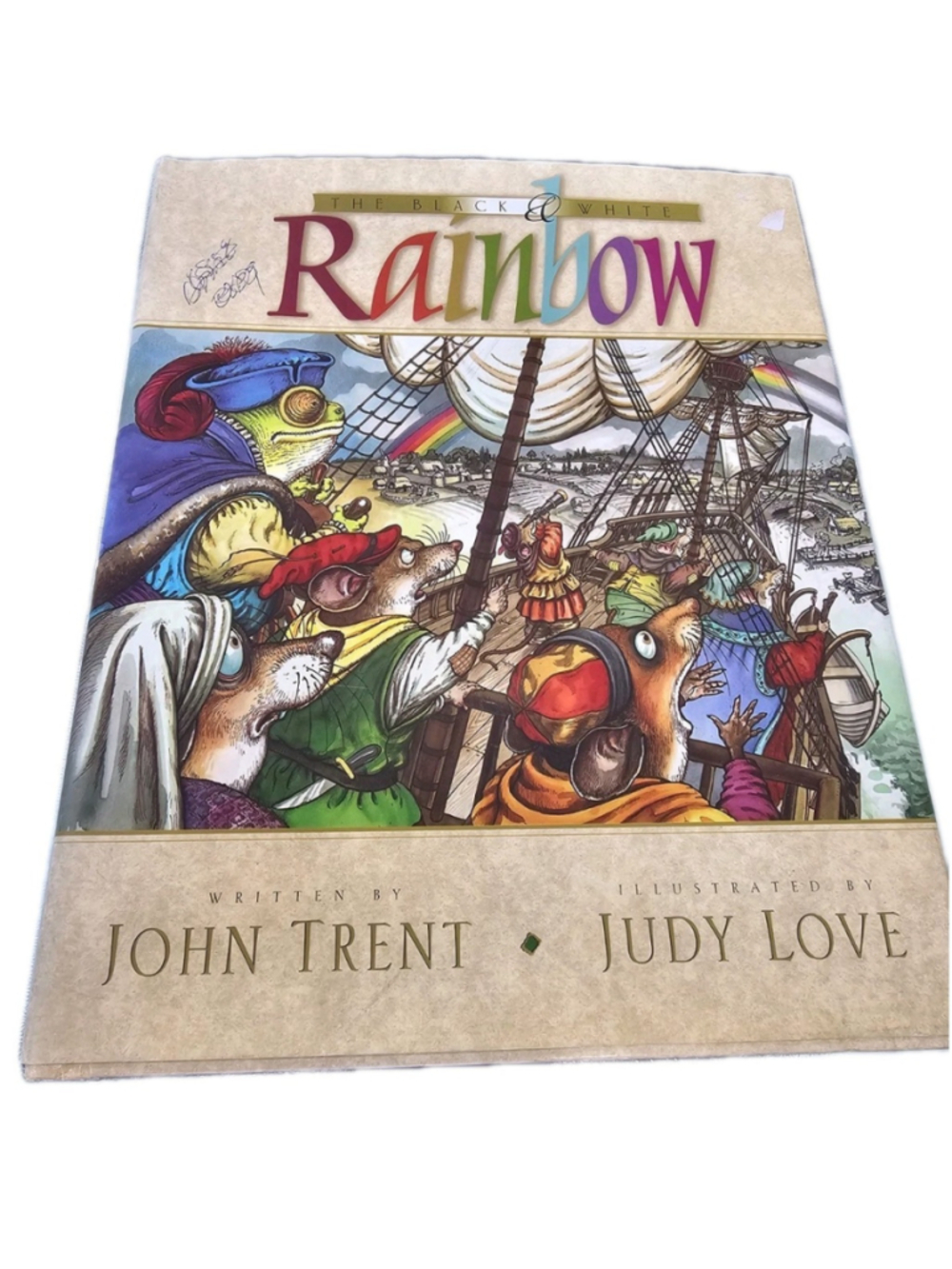 The Black and White Rainbow John Trent HC 1999 1st Ed WaterBrook Ex-Library GOOD